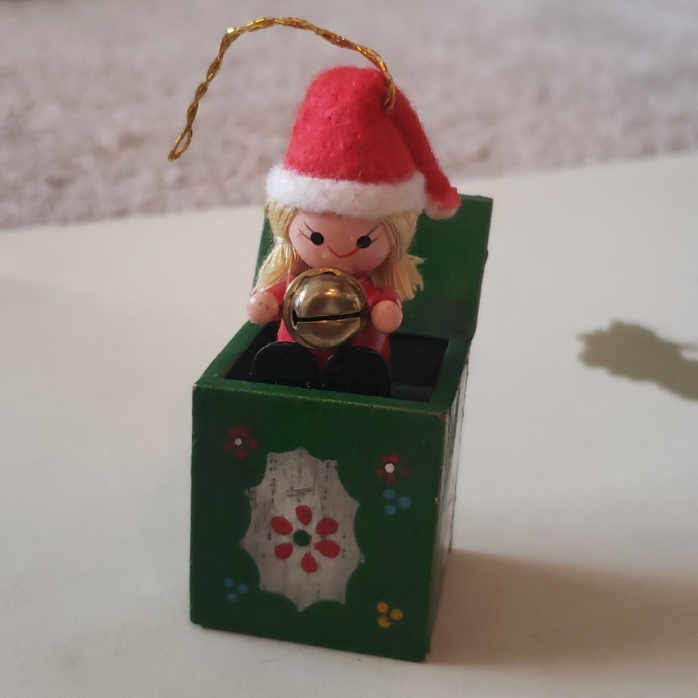 Vintage Enesco Christmas Ornament.